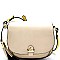 BGT46435-LP Myztique 2 Tone Colored Strap Cross Body