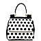 Hardware Polka Dot Medium Satchel