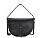 OVAL SHAPED HANDLE PLAIN SMOOTH MESSENGER BAG