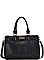 STYLISH PU LEATHER SATCHEL WITH LONG STRAP JYBGW-43651