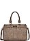 STYLISH PU LEATHER SATCHEL WITH LONG STRAP JYBGW-43651