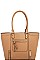 CLASSY DESIGNER FASHION ZIPPED SHOPPER WITH LONG STRAP JYBGW-6644