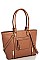 CLASSY DESIGNER FASHION ZIPPED SHOPPER WITH LONG STRAP JYBGW-6644