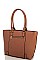 CLASSY DESIGNER FASHION ZIPPED SHOPPER WITH LONG STRAP JYBGW-6644