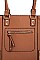 CLASSY DESIGNER FASHION ZIPPED SHOPPER WITH LONG STRAP JYBGW-6644