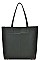 2in1 STYLISH SMOOTH TEXTURED PU LEATHER DESIGNER FASHION TOTE BAG JYBGW-81078