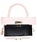 FASHION STRUCTURED ANIMAL PRINT TOTE BAG