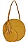 2 IN 1 TRENDY CIRCLE TOTE BAG AND COIN PURSE SET