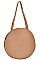 2 IN 1 TRENDY CIRCLE TOTE BAG AND COIN PURSE SET