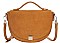 DESIGNER CHIC LEATHER TRIM CUTE CROSSBODY BAG