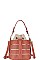 2IN1 STYLISH BUCKET CROSS BODY SHOULDER BAG