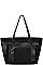 FASHION MESH 2in1 SHOPPER BAG SET JYBGW-81982