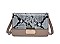 TRENDY CUTE TWO TONE SNAKE PATTERN CROSS BODY SHOULDER BAG