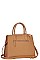 FASHION TRENDY SATCHEL WITH LONG STRAP