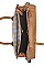 FASHION TRENDY SATCHEL WITH LONG STRAP