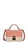 DESIGNER TWO TONE WOVEN STRAW SHOULDER BAG