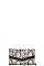 TRENDY PYTHON V-FLAP ACCENTED CLUTCH WITH CHAIN