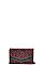 TRENDY PYTHON V-FLAP ACCENTED CLUTCH WITH CHAIN
