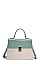 TWO TONE CROSSBODY SHOULDER BAG