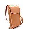 BGW2955-LP Madison West Wallet Compartment Cellphone Holder Cross Body
