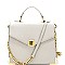 BGT48826-LP Myztique Hardware Accent Classy Satchel