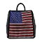 Flag Design Sparkling Rhinestone Backpack