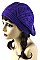 Pack of 12 (pieces) Assorted Knitted Soft Beret Beanie Hat FM-BHT57090