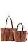 3IN1 TRENDY CLASSY SHOPPER BAG AND CLUTCH SET