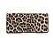 KEY LOCK LEOPARD PRINT SATCHEL BAG