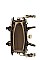 KEY LOCK LEOPARD PRINT SATCHEL BAG