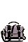 TRENDY COLOR BLOCK CHECK CONVERTIBEL BACKPACK OR CROSSBODY BAG