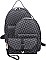 3 in 1 Monogram Dual Back Packs & Messenger Set
