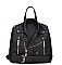 Moto Jacket Design Satchel Backpack