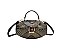 Crocodile Print Egg-Shaped Crossbody Satchel Bag