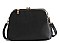 Triple Compartment Kiss Snap Cross-body