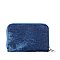 Rhinestone Ombre Design Petite Zip Around Wallet