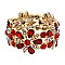 FASHION FLORAL STONE STRETCH BRACELET