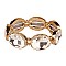 Fashion Oval Gems Stretch Bracelet SLBQ18