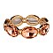 Fashion Oval Gems Stretch Bracelet SLBQ18