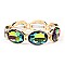 Fashion Oval Gems Stretch Bracelet SLBQ18