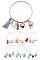 PACK OF 12 CUTE ASSORTED COLOR MULTI CHARM UNICORN BRACELET