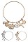 PACK OF 12 ELEGANT ASSORTED COLOR MULTI RELIGIOUS CHARM BRACELET