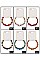 PACK OF 12 ENCHANTING ASSORTED COLOR MULTI BEAD STRETCH BRACELET