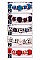 PACK OF 12 CUTE ASSORTED COLOR GLASS BEAD STRETCH BRACELET
