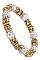 PACK OF 12 ENCHANTING ASSORTED COLOR MULTI BEAD STRETCH BRACELET
