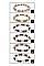 PACK OF 12 ENCHANTING ASSORTED COLOR MULTI BEAD STRETCH BRACELET