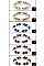 PACK OF 12 ENCHANTING ASSORTED COLOR MULTI BEAD STRETCH BRACELET