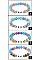 PACK OF 12 CUTE ASSORTED COLOR MULTI BEAD BRACELET