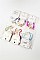 Pack of 12 Crystal Cross Beads Stretch Bracelet Set