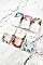 Pack of 12 Multicolor Mix Beads Stretch Bracelet Set